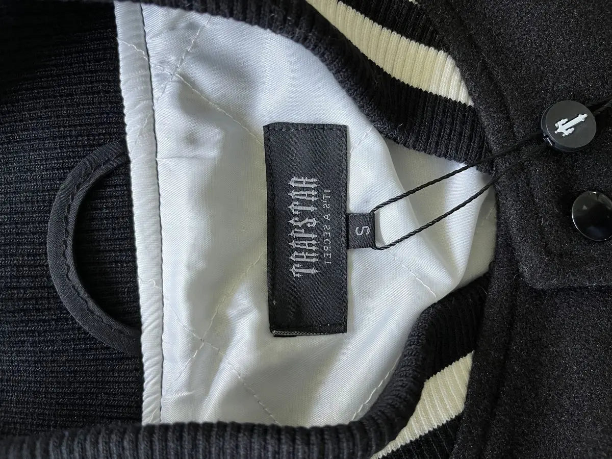 Trapstar Faux Leather Varsity Jacket Trapstar