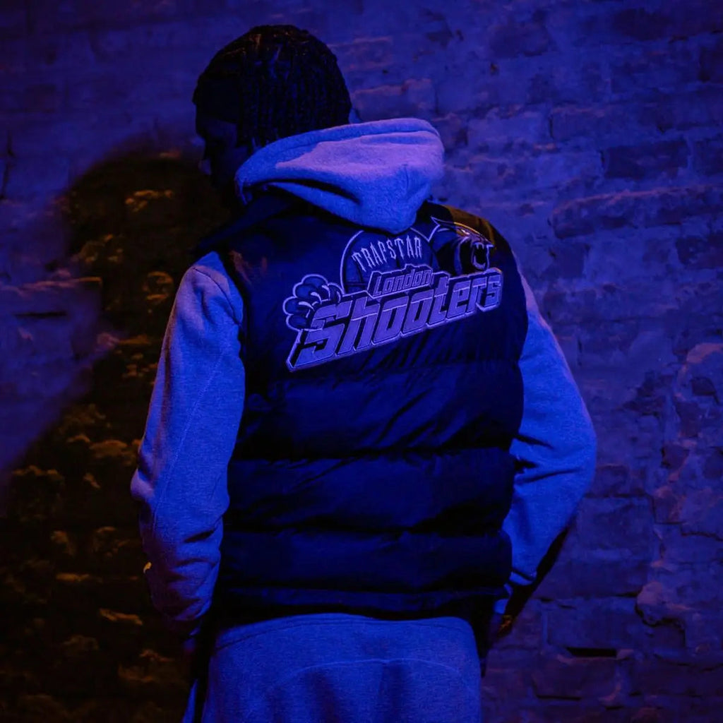 Trapstar Shooters Gilet - (BLACK/REFLECTIVE) Trapstar