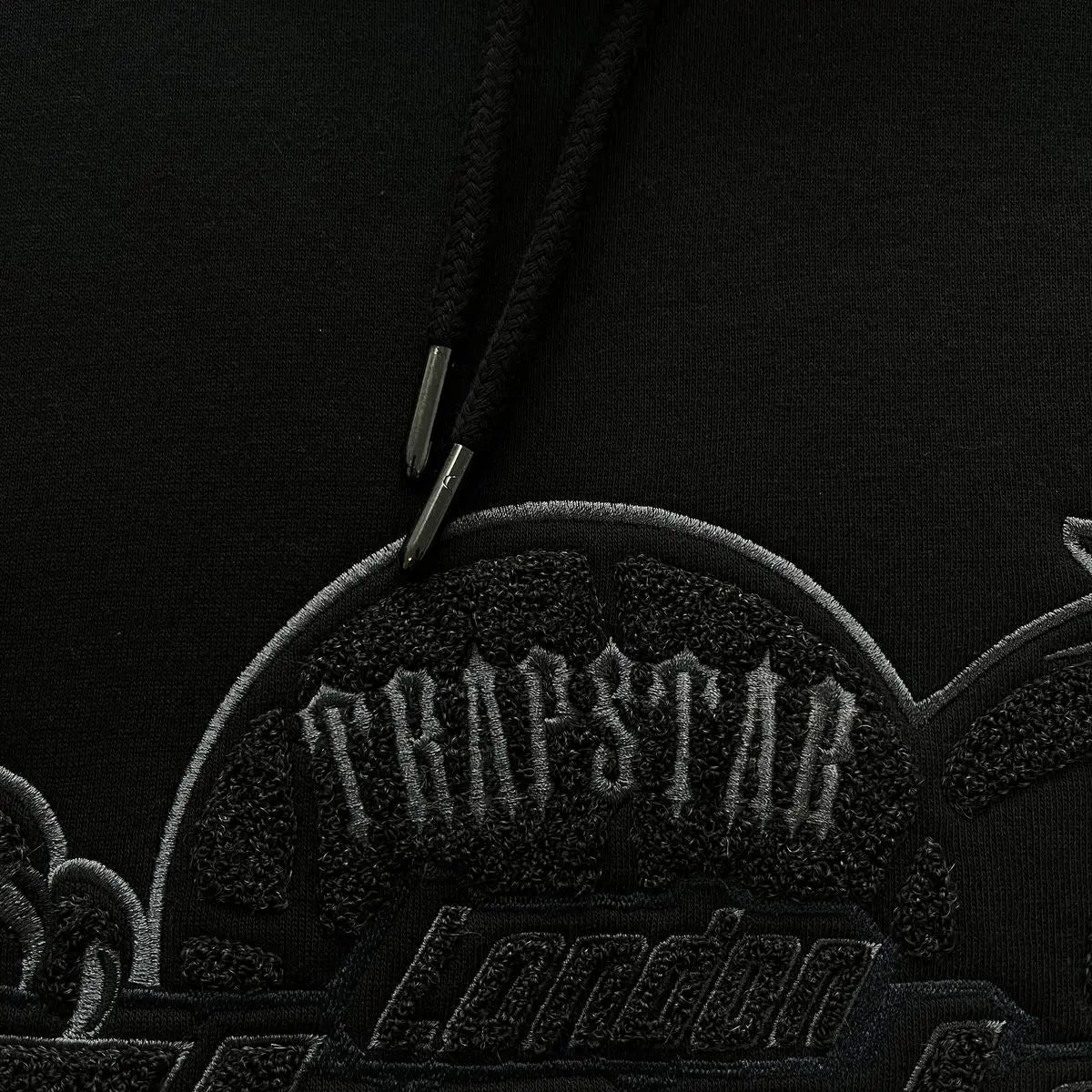 Trapstar Shooters Hoodie Tracksuit - (BLACK MONOCHROME EDITION) Trapstar