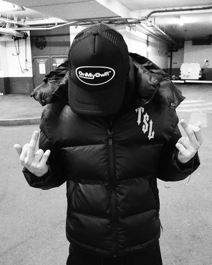 Trapstar Shooters Hooded Puffer Jacket (BLACK/REFLECTIVE) Wreps
