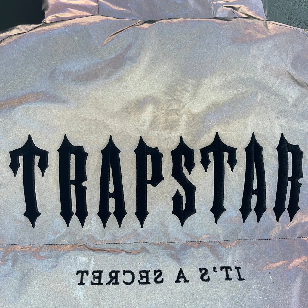Trapstar Decoded Hooded Puffer 2.0 - (BLACK REFLECTIVE) Trapstar