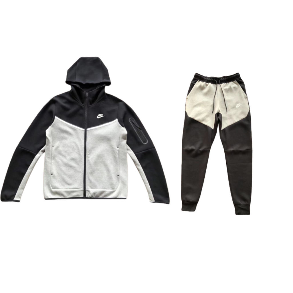 Tech Fleece Tracksuit - Black & Grey