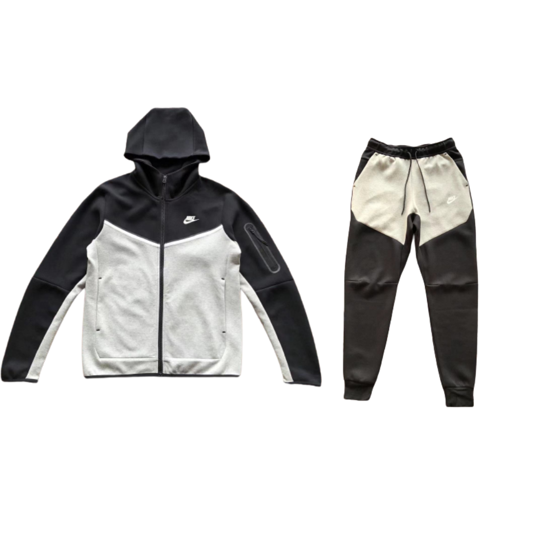 Tech Fleece Tracksuit - Black & Grey