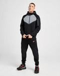 Tech Fleece Tracksuit - Black & Dark Smoke Grey