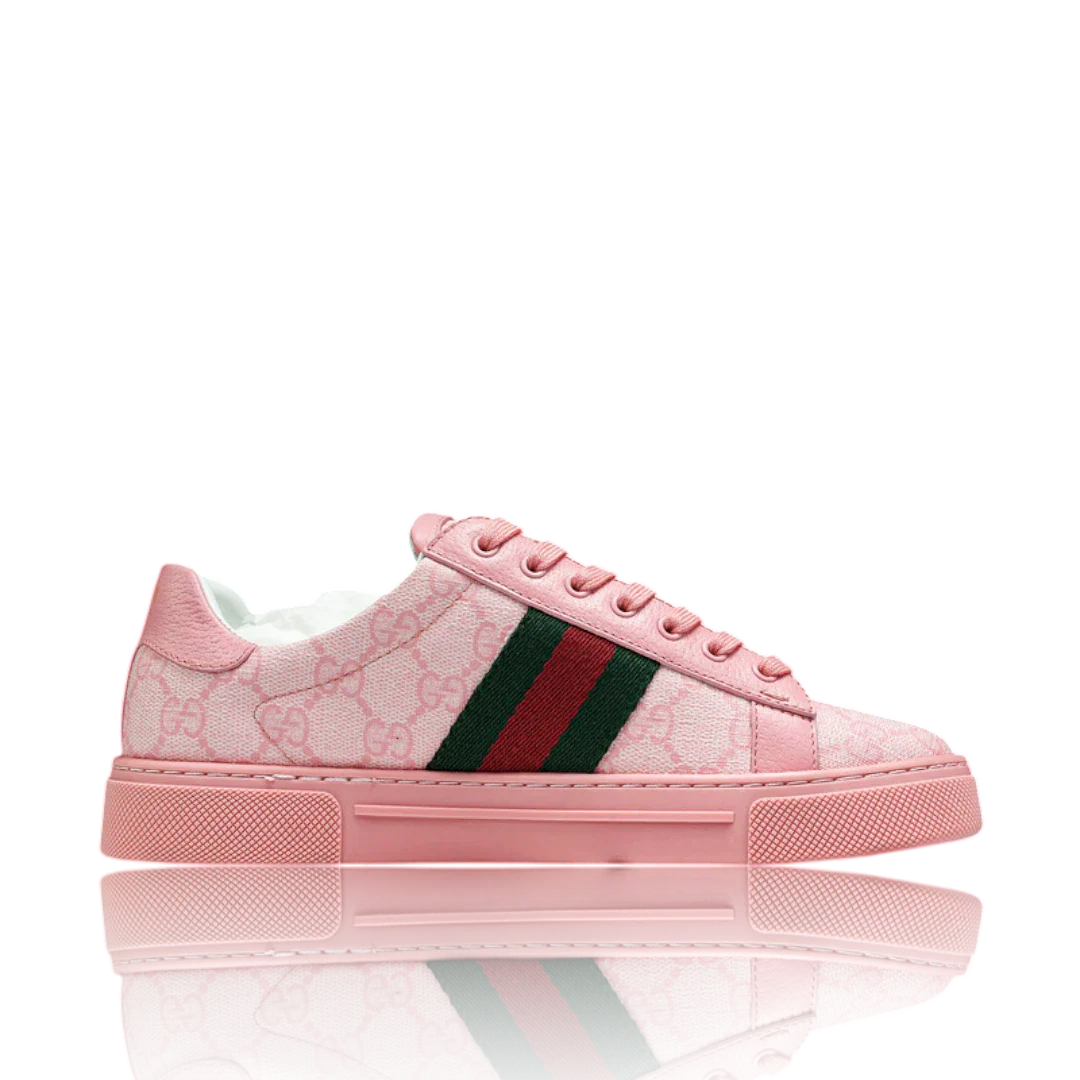 Guссi Ace Web Monogram 'Pink'