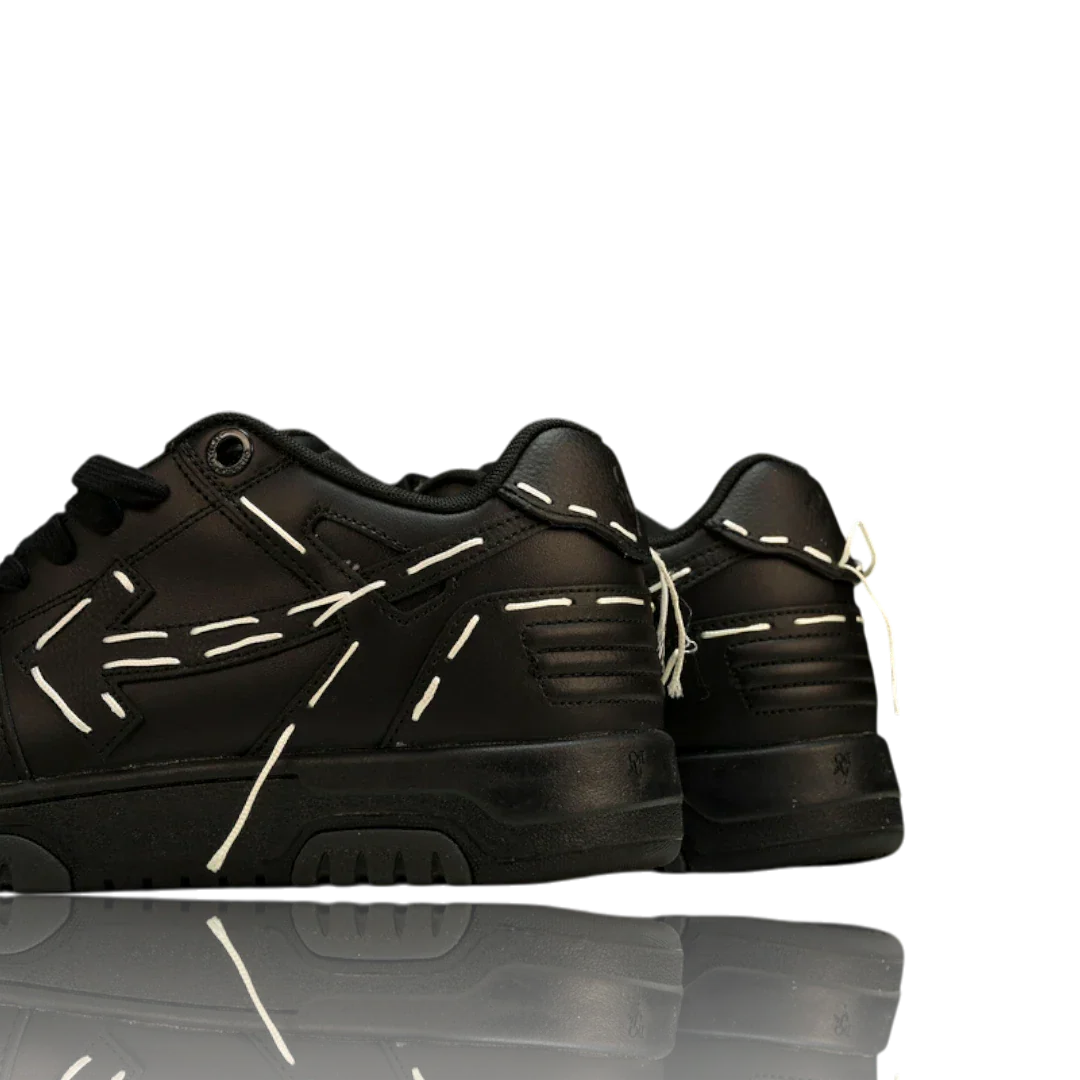 Off-White Out Of Office Low Top - Sartorial Stitch 'Black'
