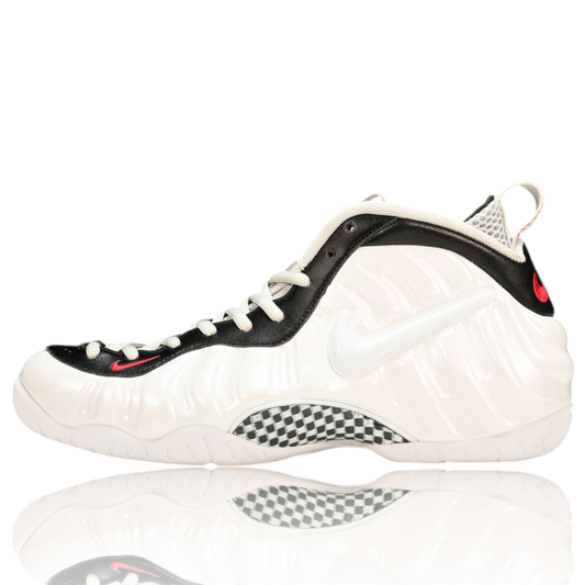 Air Foamposite Pro 'White Black University Red'