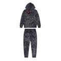 Trapstar Chenille Decoded Hooded Tracksuit - (ALLOVER TIE DYE RED) Trapstar