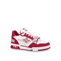 LV Trainers - Wine Red