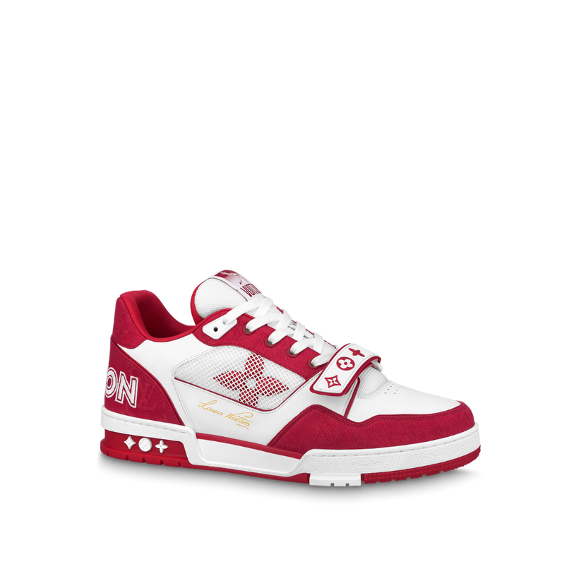 LV Trainers - Wine Red
