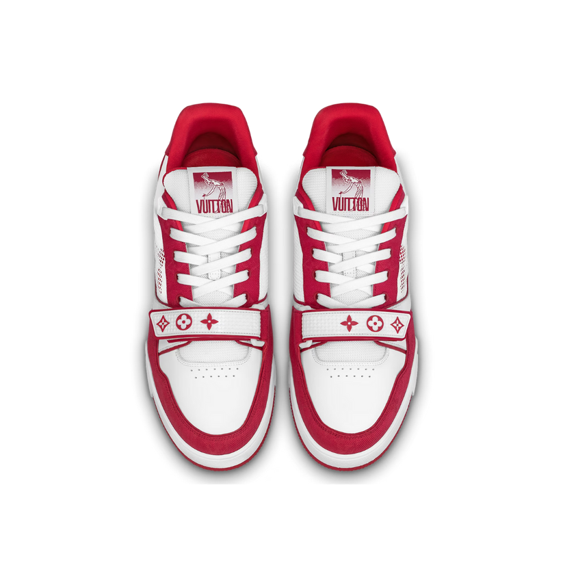 LV Trainers - Wine Red