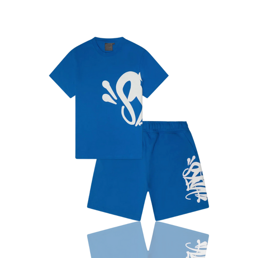 Syna World Team Logo Blue Twin Set