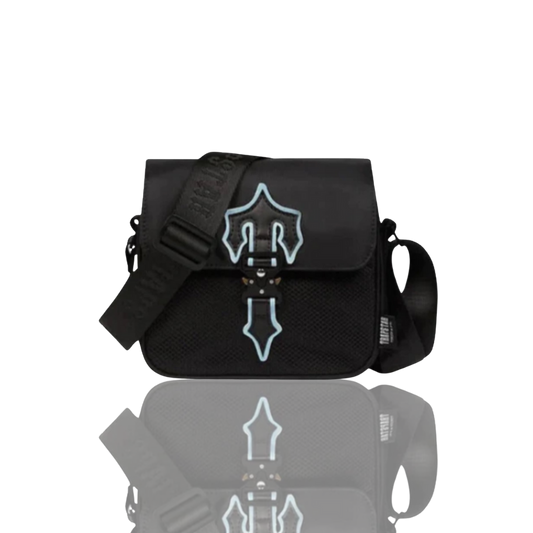 Trapstar Black & Ice Blue Irongate Messenger Bag 1.0