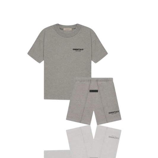Essentials Dark Oatmeal SS22 Short Set