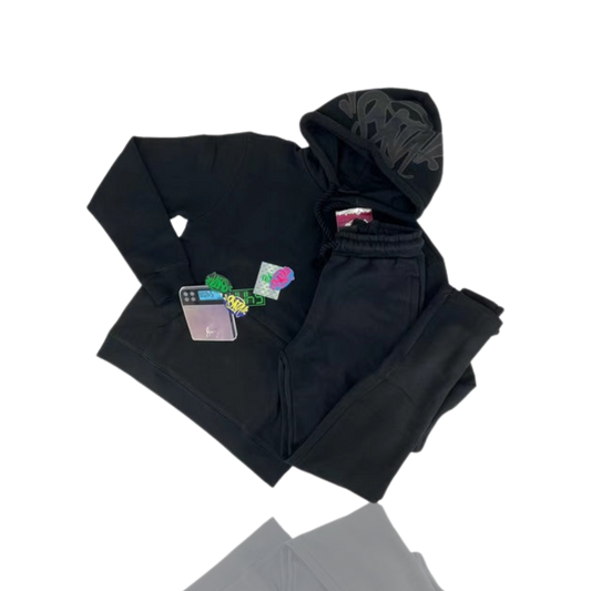 Triple Black Syna Tracksuit