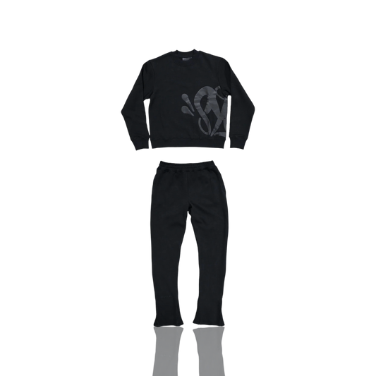 Black Syna OG Crew Tracksuit
