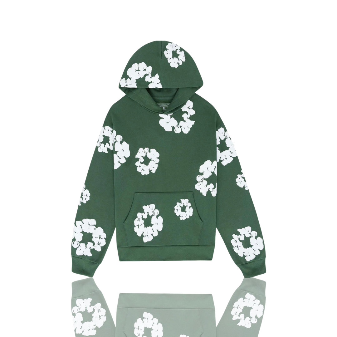 Denim Tears Green ‘The Cotton Wreath’ Hoodie