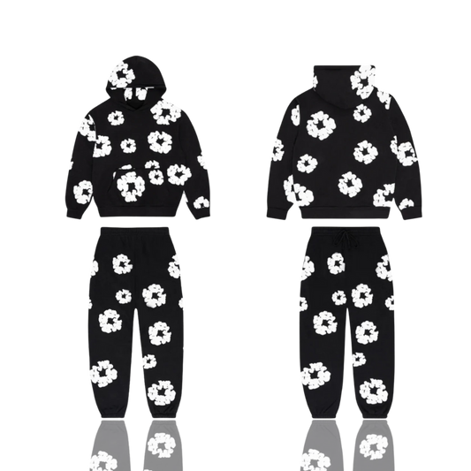 Denim Tears Black ‘The Cotton Wreath’ Tracksuit