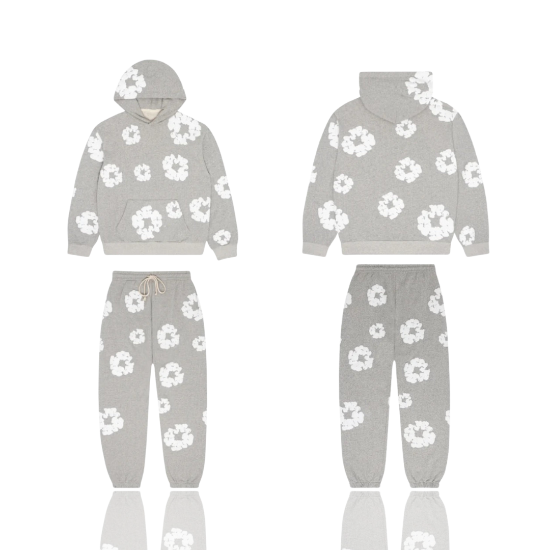 Denim Tears Grey ‘The Cotton Wreath’ Tracksuit