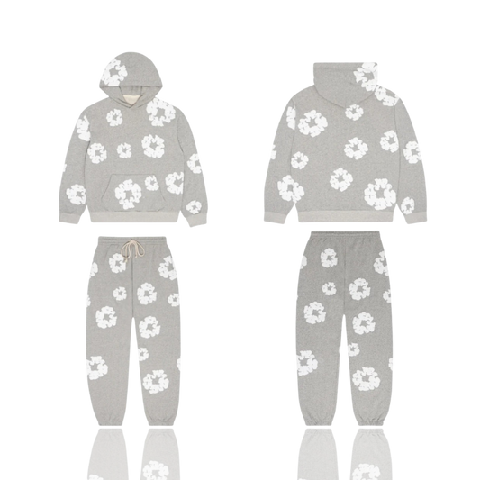 Denim Tears Grey ‘The Cotton Wreath’ Tracksuit