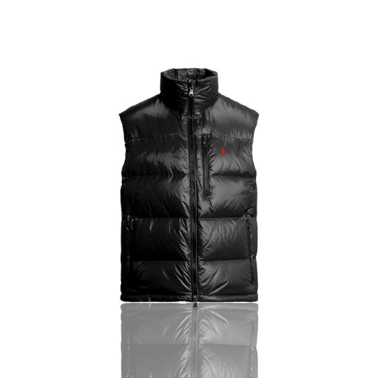 Ralph Lauren Glossy Black Gilet