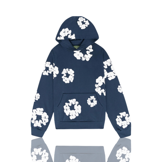 Denim Tears Navy ‘The Cotton Wreath’ Hoodie