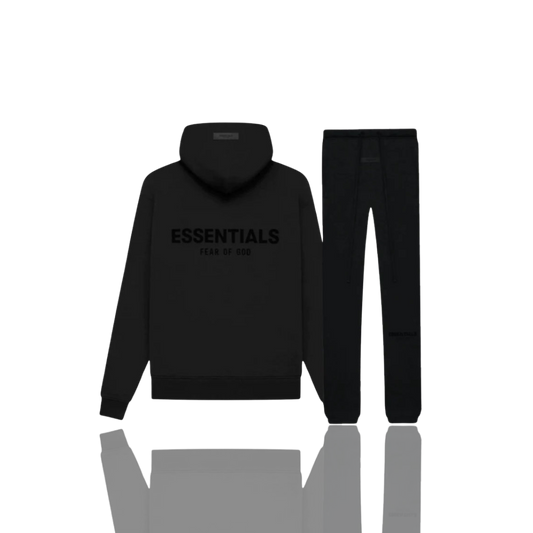 Essentials Black SS22 Tracksuit