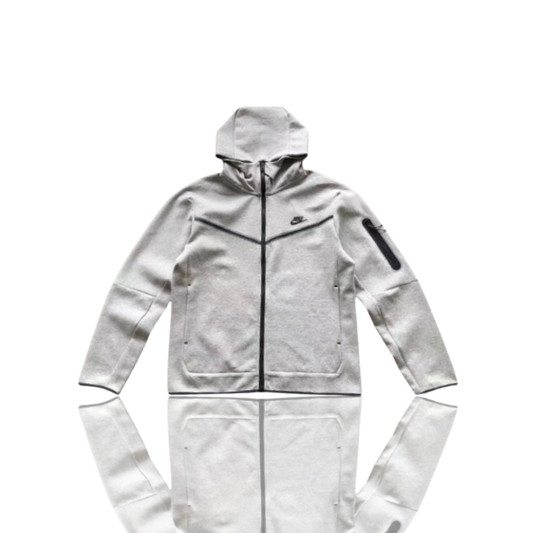 Nike Grey Tech Fleece Zip Up Hoodie