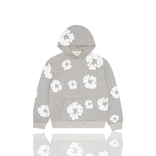 Denim Tears Grey ‘The Cotton Wreath’ Hoodie
