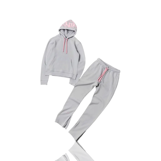Grey & Pink Syna Tracksuit