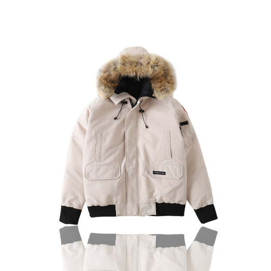 Canada Goose Beige Chilliwack Bomber Jacket