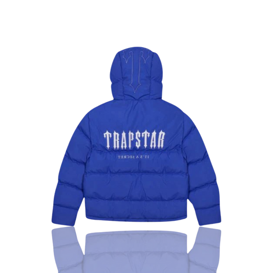 Trapstar DAZZLING BLUE 2.0 DECODED HOODED PUFFER JACKET