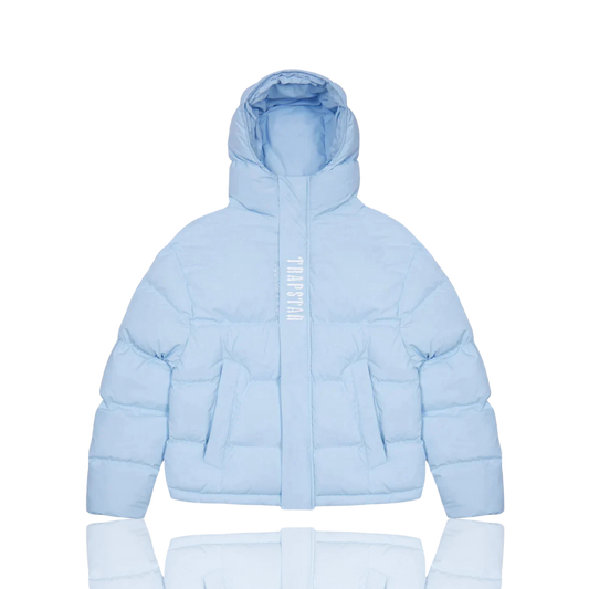 Trapstar Ice Blue Decoded 2.0 Hooded Puffer Jacket