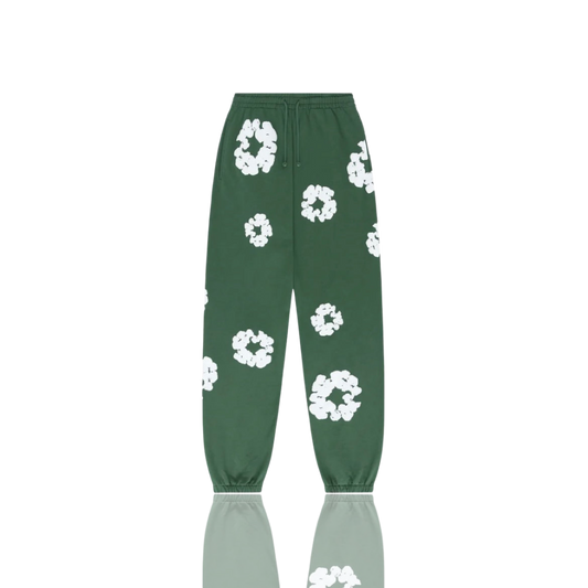 Denim Tears Green ‘The Cotton Wreath’ Sweatpants
