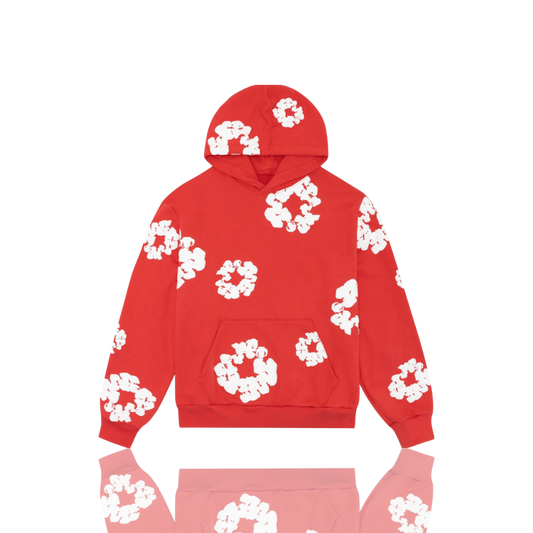 Denim Tears Red ‘The Cotton Wreath’ Hoodie