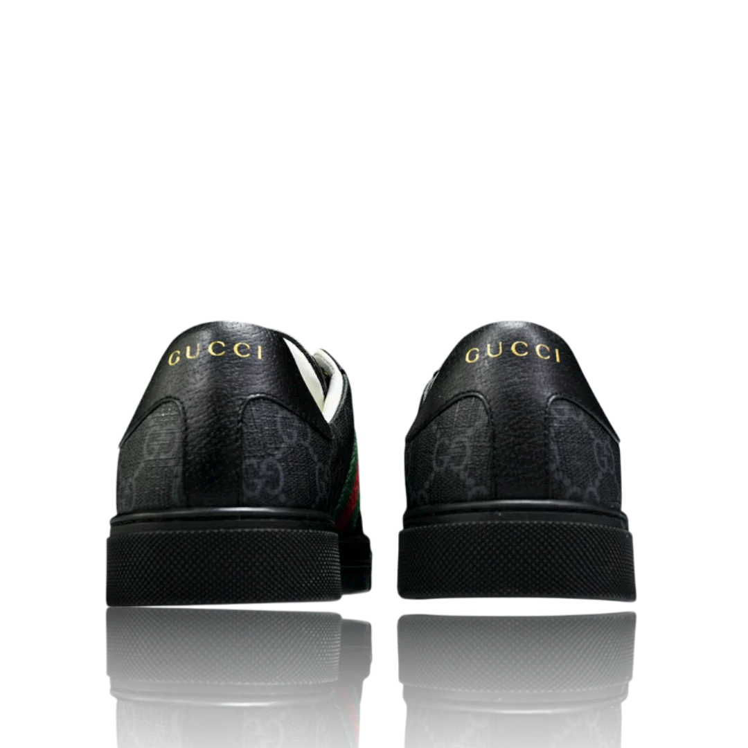 Guссi Ace Web Monogram 'Black'