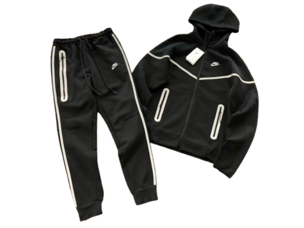 Tech Fleece Tracksuit - Black/Reflective