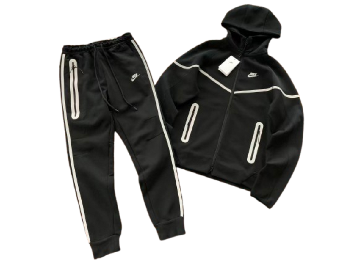 Tech Fleece Tracksuit - Black/Reflective