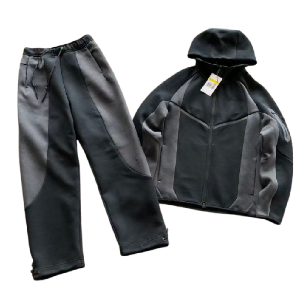 NEW SZN Tech Fleece Tracksuit - Black & Grey
