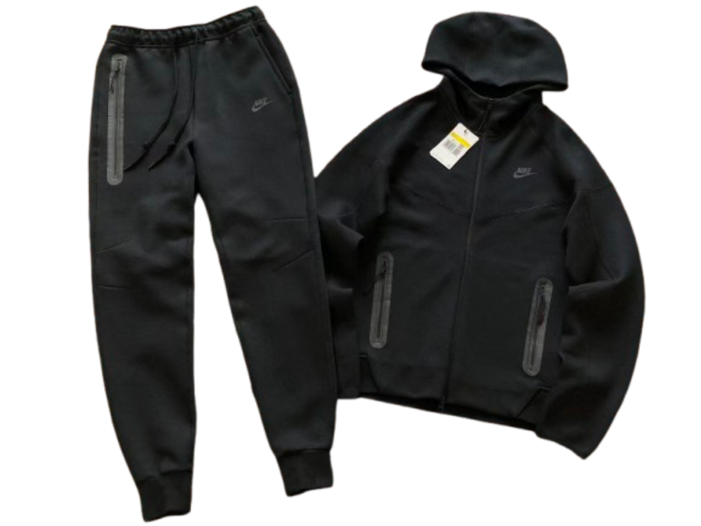 Tech Fleece Tracksuit - Black