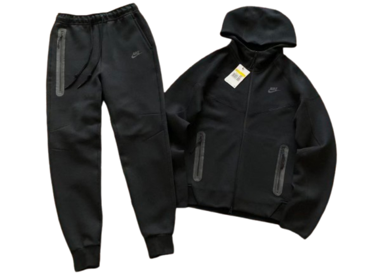 Tech Fleece Tracksuit - Black