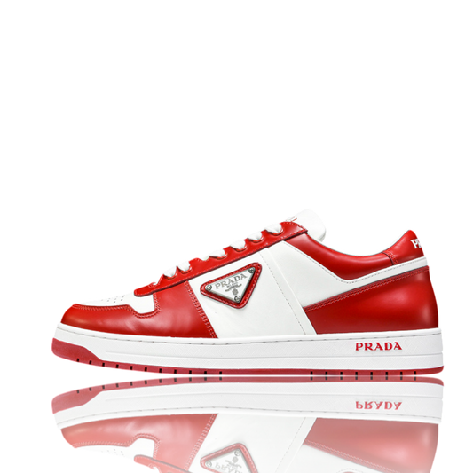 Prada Downtown Sneaker 'White Lacquer Red'