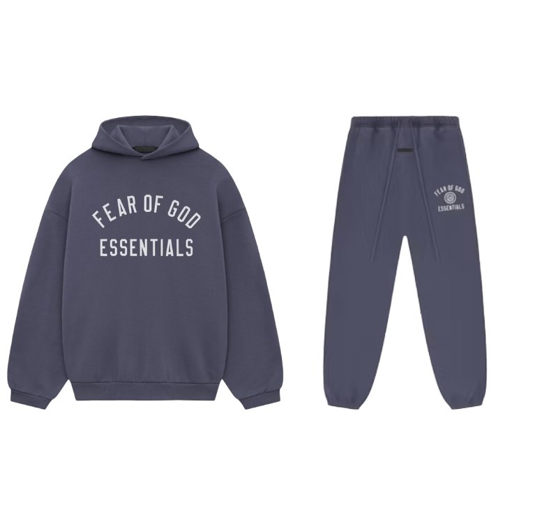 Essential Tracksuit - Fleece Marine