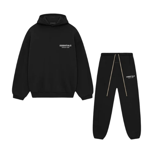 Essential Tracksuit - Black White