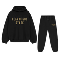 Essential Tracksuit - Black Yellow State