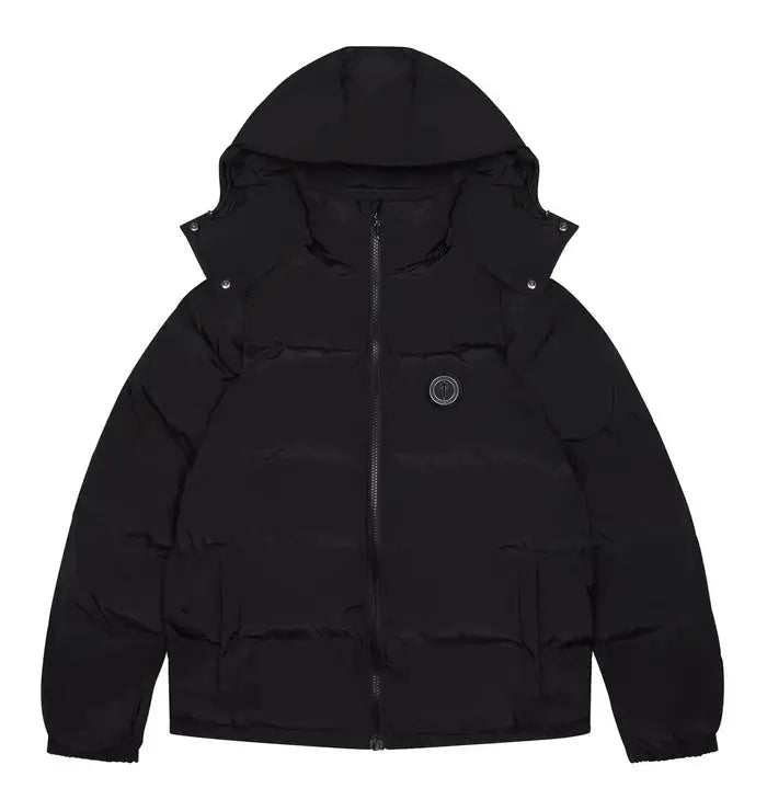 Trapstar Irongate Detachable Hooded Puffer Jacket - (BLACK) Wreps